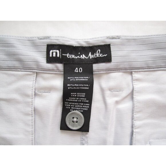 Men Travis Mathew Polyester Stripe Golf Shorts Sz 40 (MP224) - Picture 2 of 8